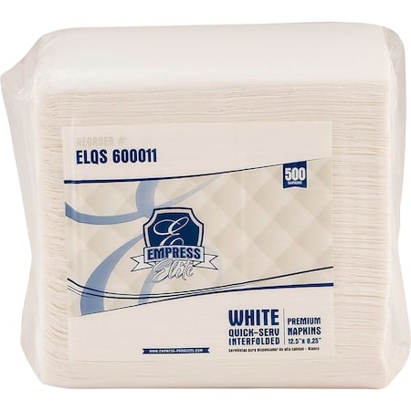 Dispenser Napkin, Interfold, 1 Ply, PK6000 MPN:ELQS 600011