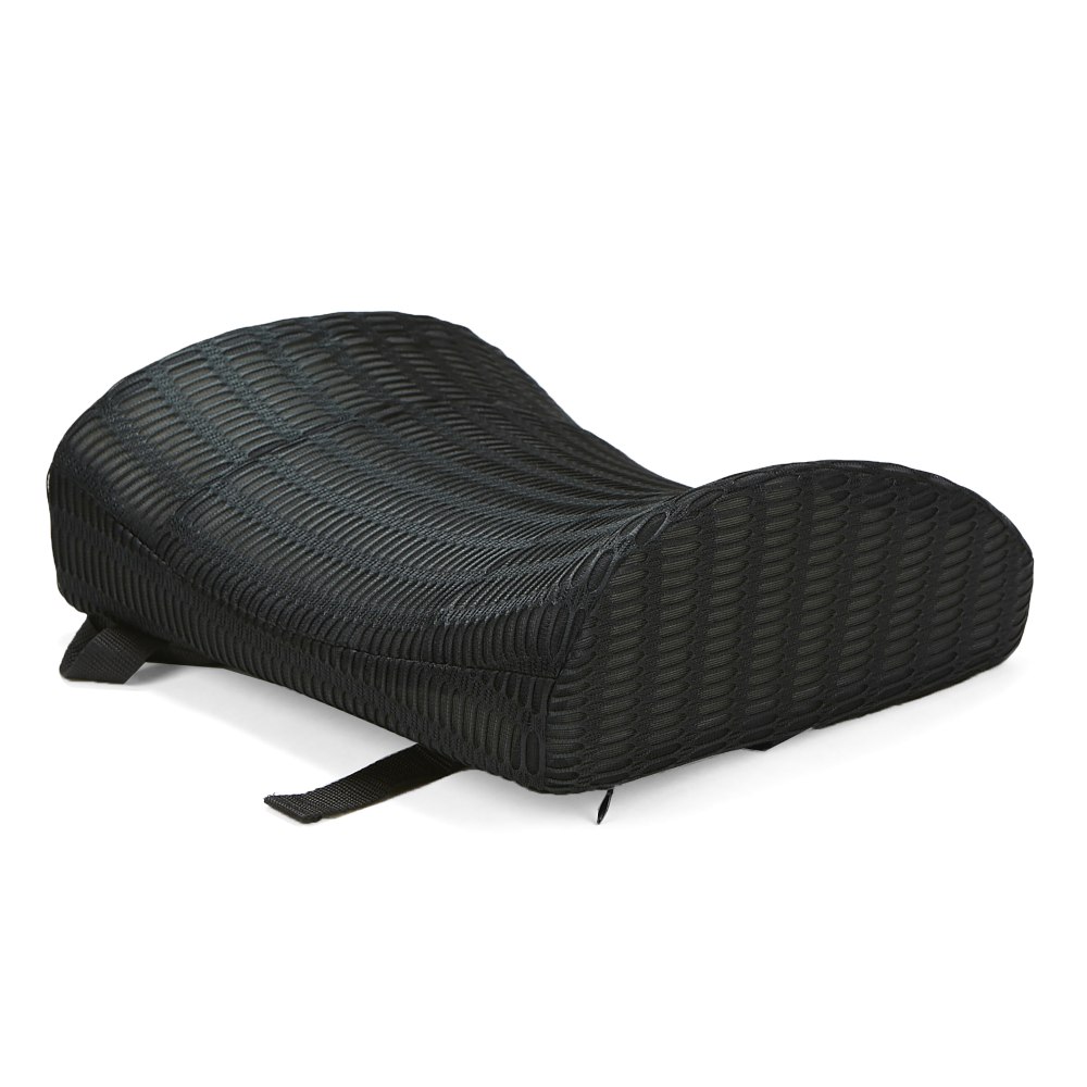 Mind Reader Ergonomic Lower Back Cushion Memory Foam Support, 12-1/4inH x 4inW x 13-1/2inD, Black MPN:BACKFOAM-BLK
