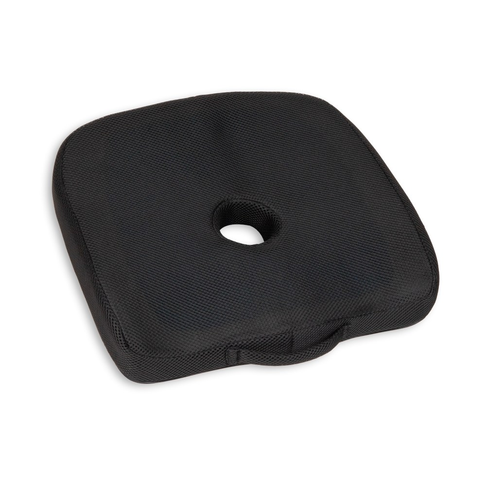 Mind Reader Ergonomic Gel Seat Cushion, 3-1/4inH x 14-1/2inW x 17-1/2inD, Black MPN:GELCUSH-BLU