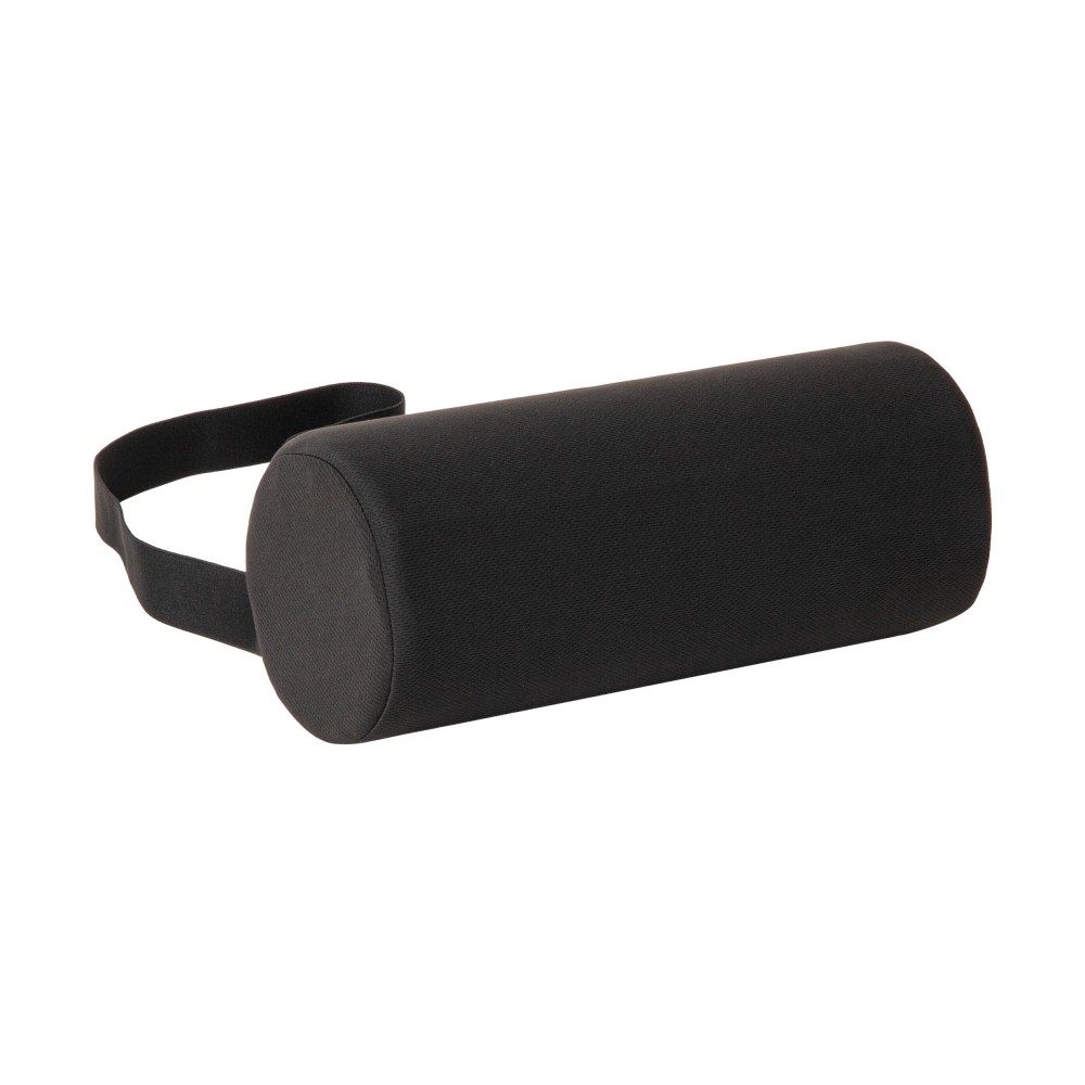 Mind Reader Lumbar Roll Pillow With Air-Cloud Memory Foam, 4-1/2in x 11-1/2in, Back, Total Qty 1 MPN:LUMBROLL-BLK