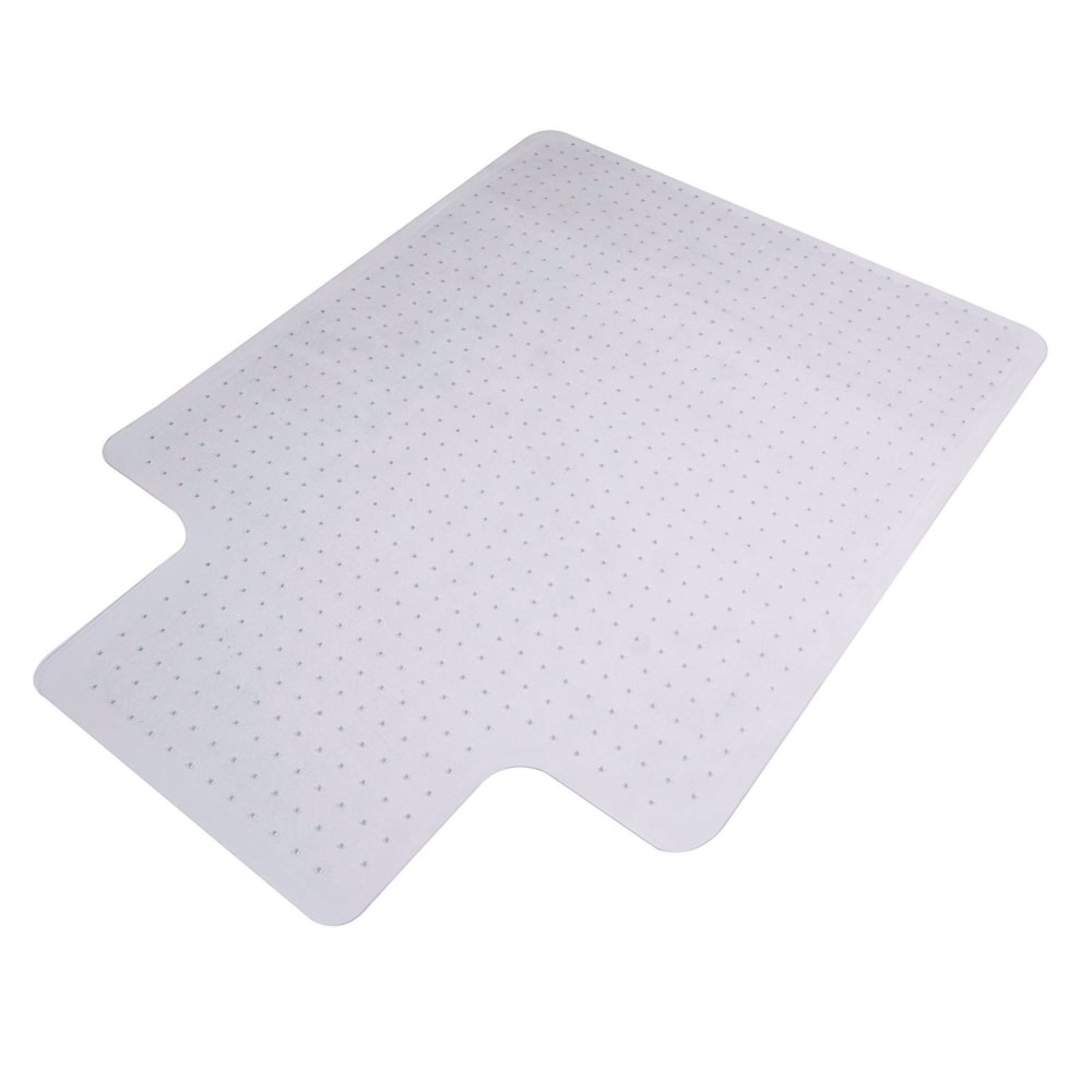 Mind Reader Office Chair Mat with Carpet Gripper, PVC, 1/16inH x 35-1/2inW x 47-1/2inD, Clear MPN:OFFCMAT-CLR
