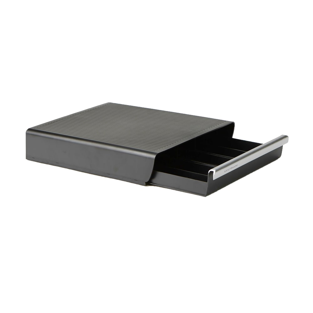 Mind Reader Coffee Pod Drawer Countertop Organizer, 2-1/2in H x 12-3/4in W x 10-1/2in D, Black MPN:TRY30-BLK