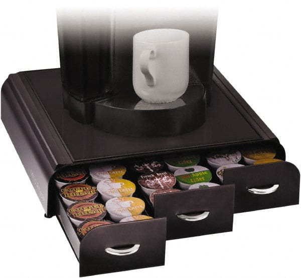 Coffee Pod Drawer: Fits Single Serve Coffee Pods, Plastic, Black MPN:EMSTRY01BLK