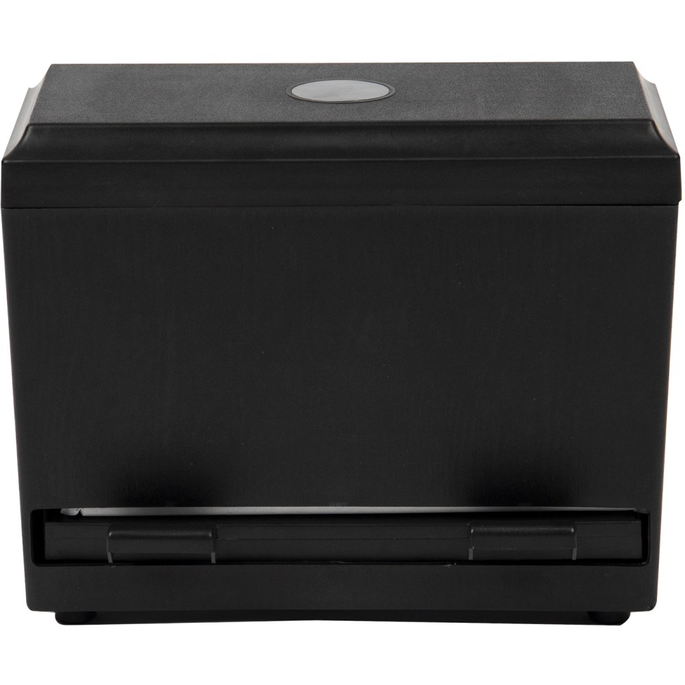 Mind Reader One Touch Straw Dispenser, 7-1/2inH x 4-1/2inW x 9-1/4inL, Black MPN:STRAWDISP-BLK