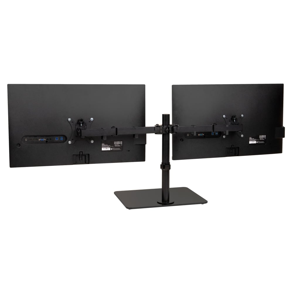 Mind Reader Freestanding Dual-Monitor Desk Mount, For 13 - 32in Screens, Black, Total Quantity 1 MPN:DARB-BLK