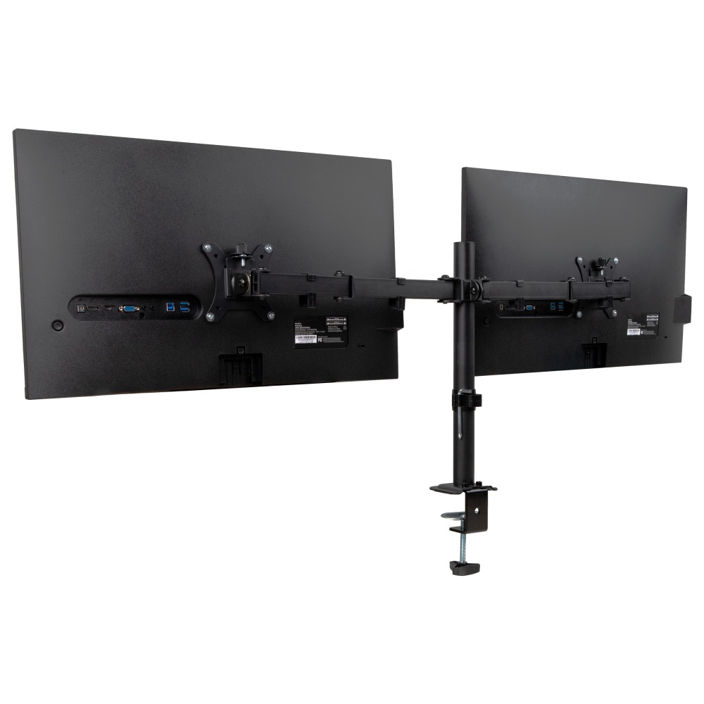 Mind Reader Dual-Monitor Desk Mount, For 13 - 32in Screens, Black, Total Quantity 1 MPN:DBARMSWIV-BLK