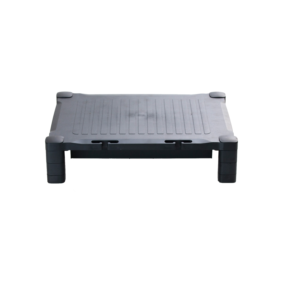Mind Reader Monitor Stand With Drawer, 4inH x 13-1/4inW x 17-1/4inD, Black MPN:DRPLMONST-BLK