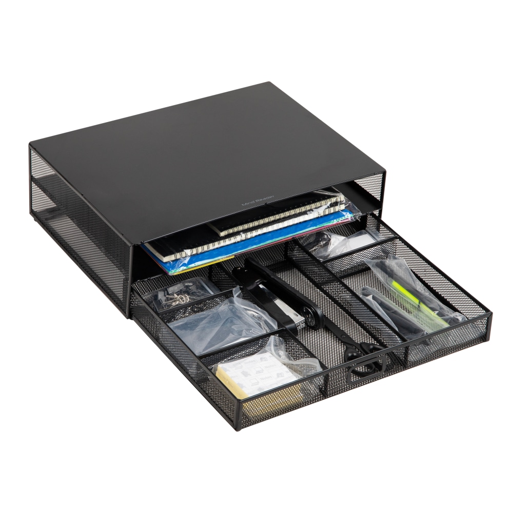 Mind Reader Monitor Stand with All Supplies included, Black MPN:MONSET-BLK