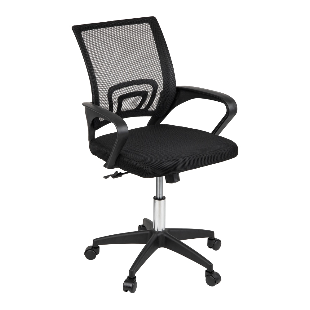 Mind Reader Ergonomic Mesh Mid-Back Swivel Executive Office Chair, Black MPN:OFFCHAIR17-BLK