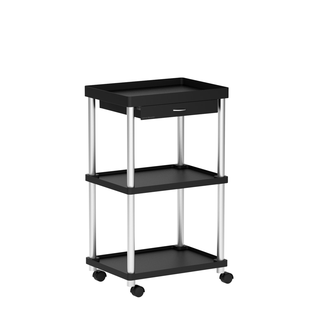 Mind Reader 3-Shelf Printer Cart, 34-1/2inH x 15inW X 20inD, Black MPN:CARTCOFF-BLK
