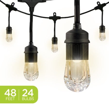 Cafe Lights, 48 ft., 24 Bulb MPN:31664