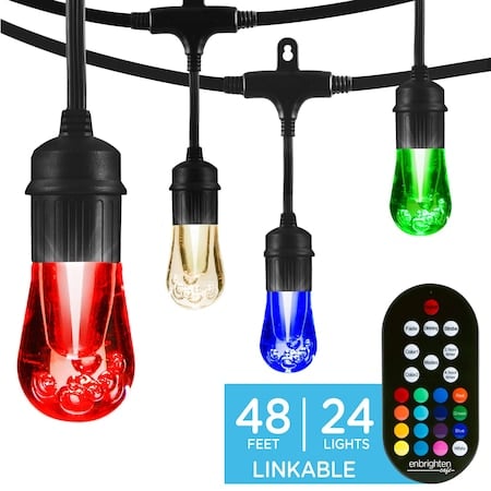 Seasons Cafe Lights, 48 ft., 24 Bulbs MPN:37790