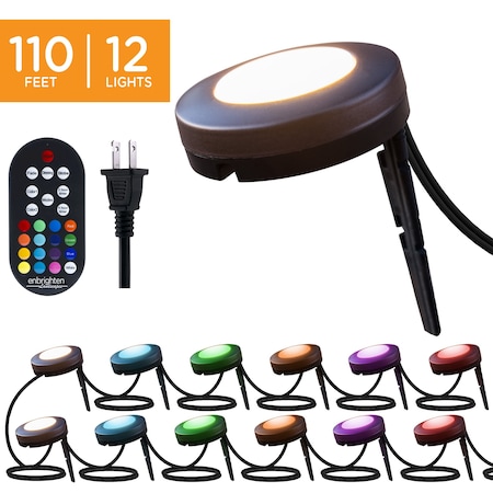 Seasons Landscape Lights, 110 ft., 12 Puck MPN:41017