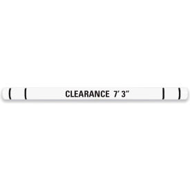 Encore Commercial Products Height Guard Clearance Bar with Black Tape 4-1/2
