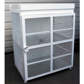 12 Capacity 20 Lbs Cylinders Heavy Duty Steel Gas Cylinder Cage 44