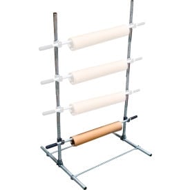 Encore Packaging Economy Paper/Poly Tubing Dispenser Kit - Floor Top Mount 1 Tier 72