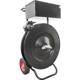 Encore™ Packaging Premium Oscillated Strap Dispenser with Strap Troller 16