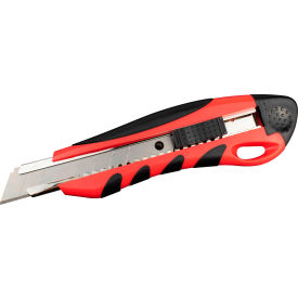 Encore™ Packaging Retractable Heavy Duty Snap-Off Utility Knife Red EP-140