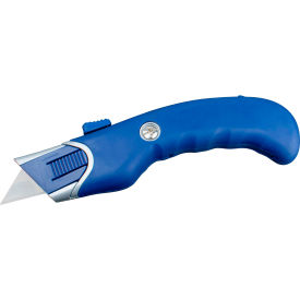 Encore™ Packaging Top Actuated Retracting Utility Knife Blue EP-250