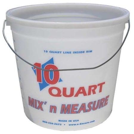 Mix and Measure Paint Bucket, HDPE, 10 qt MPN:1045139
