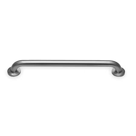 Smooth w/SANIGUARD® Product Protection Grab Bar with Anti-Microbial Coating, 48