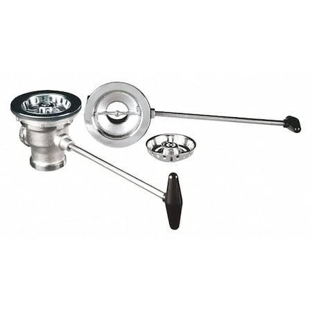 Crumb Cup Rotary Handle Waste Drain, 2