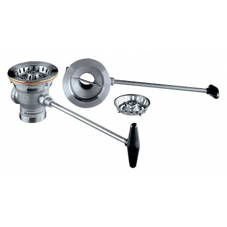 Crumb Cup Rotary Handle Waste Drain, 1-1/2