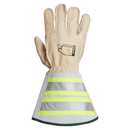 Leather Gloves, Horsehide, Extended Gauntlet, White, M, 1 PR MPN:365DLX6-M