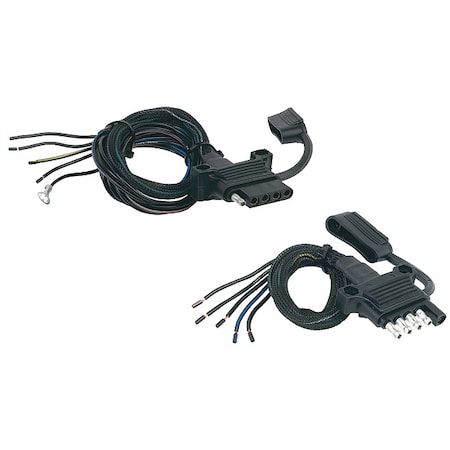 Wire Flat Connector Set, 5, Trailers MPN:47890