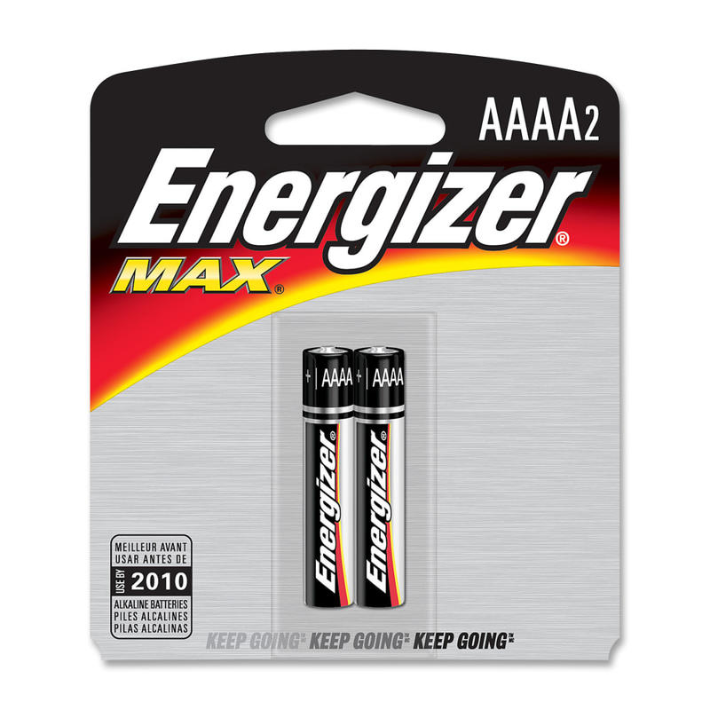 Energizer AAAA Battery 2-Packs - For Multipurpose - AAAA - 24 / Carton (Min Order Qty 2) MPN:E96BP2CT