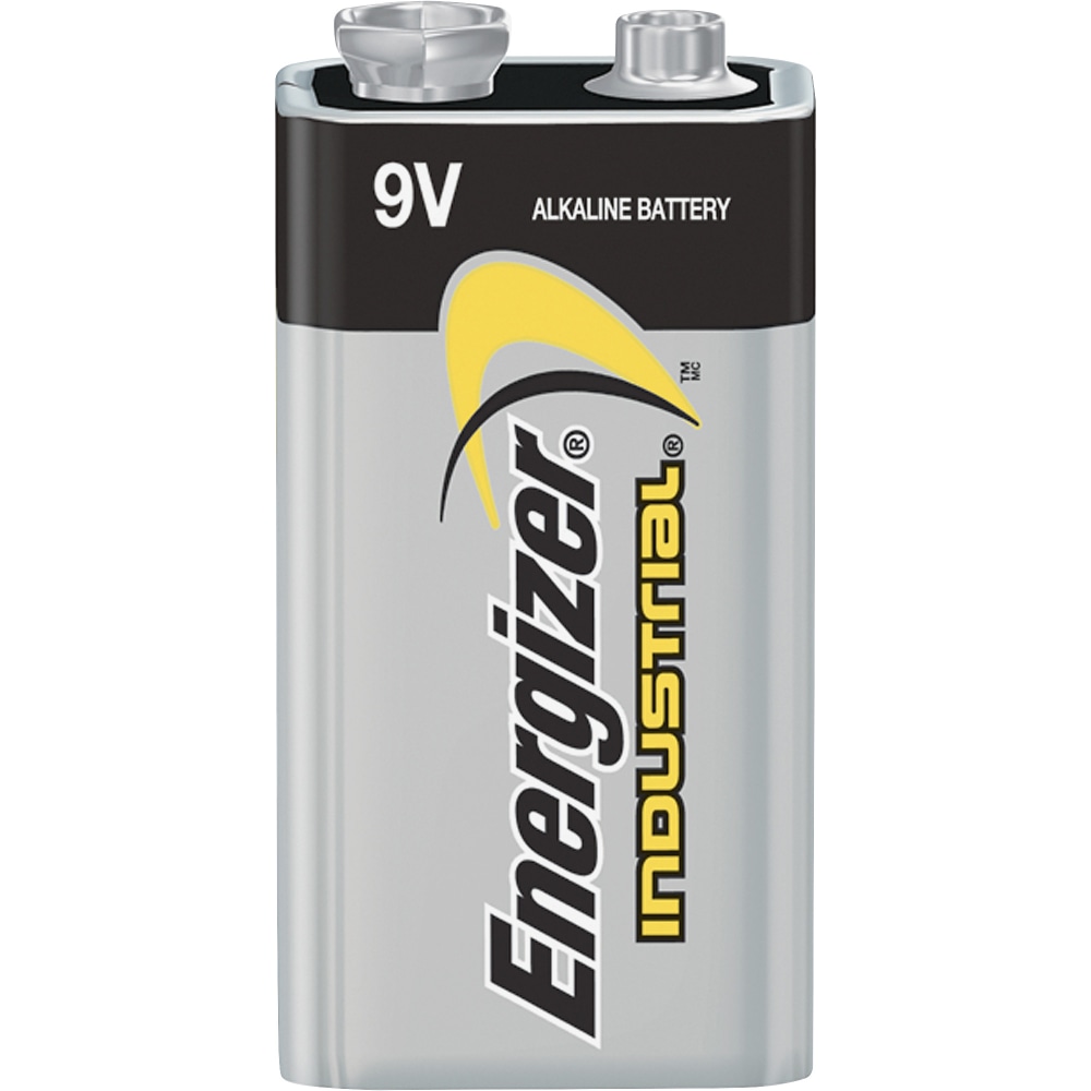 Energizer 9-Volt Industrial Alkaline Batteries, 12-Pack - For Multipurpose - 9V - 9 V DC - 6 / Carton MPN:EN22CT