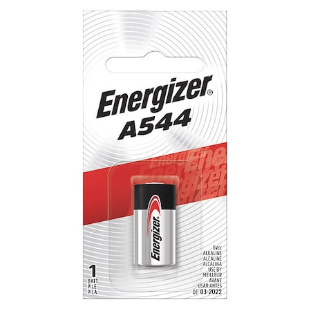 Alkaline Battery, A544 6V DC 1 PK MPN:A544BPZ