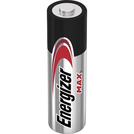 Energizer Max AA Alkaline Battery, 1.5V DC, PK4 MPN:E91BP-4
