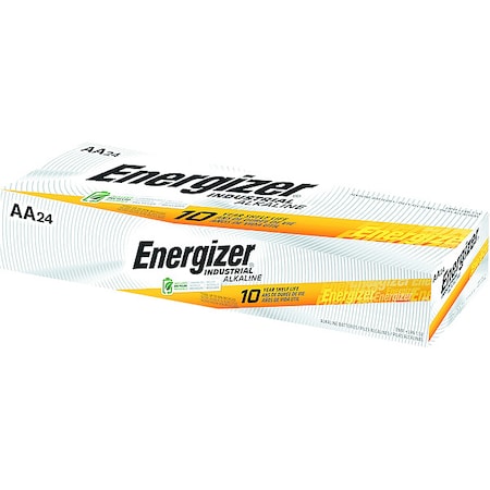 Industrial AA Alkaline Battery, 1.5V DC, PK24 MPN:EN91
