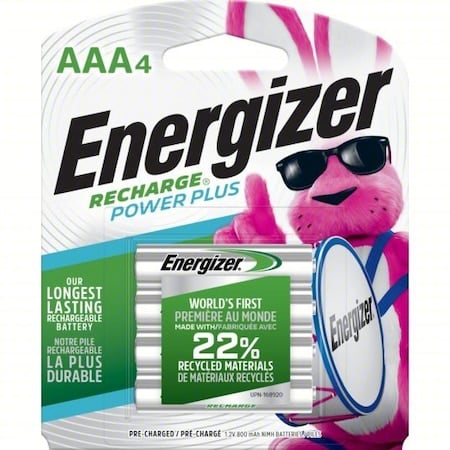 Rechargeable Battery, AAA, 800 mAh, PK4 MPN:NH12BP-4