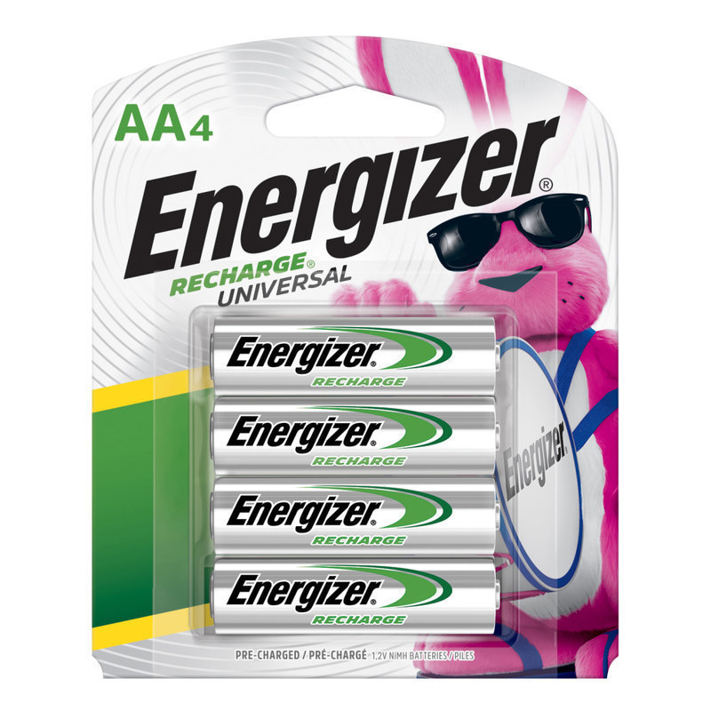 Energizer Rechargeable NiMH AA Batteries, Pack Of 4 MPN:NH15BP-4
