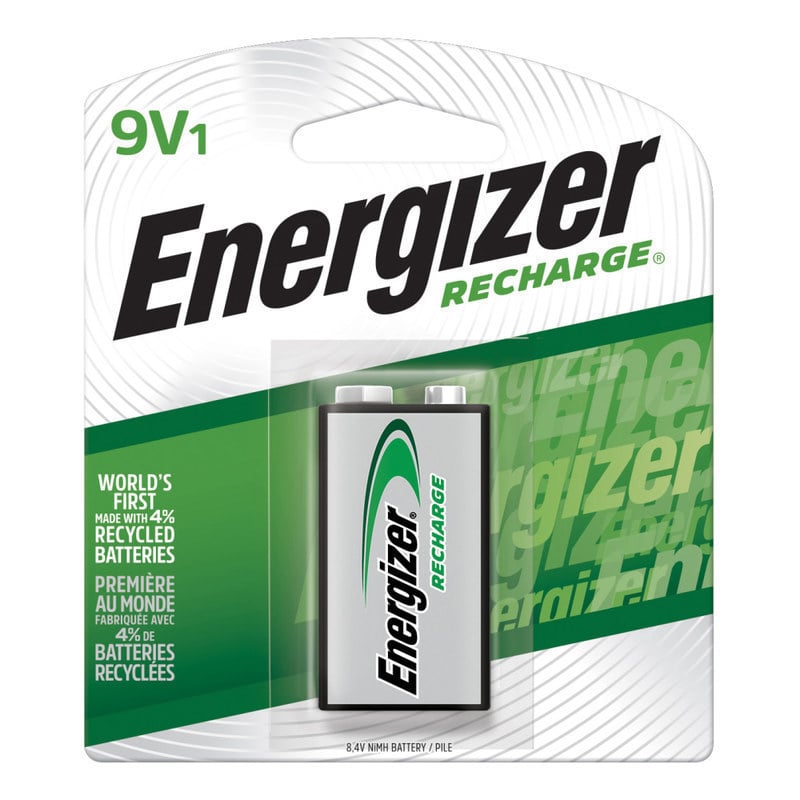 Energizer Rechargeable NiMH 9-Volt Battery (Min Order Qty 4) MPN:NH22NBP