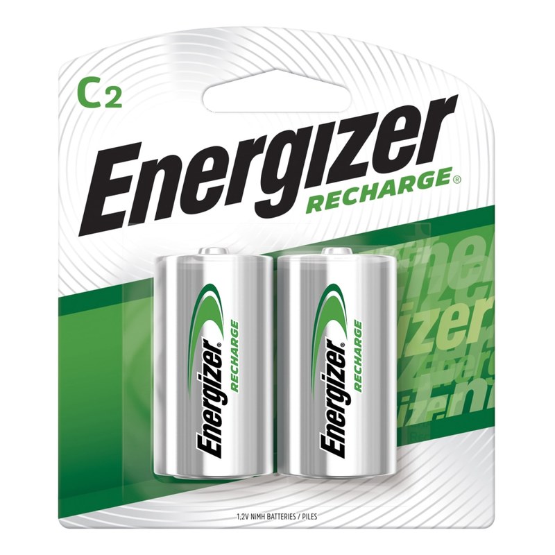 Energizer Rechargeable NiMH C Batteries, Pack Of 2 (Min Order Qty 4) MPN:NH35BP-2