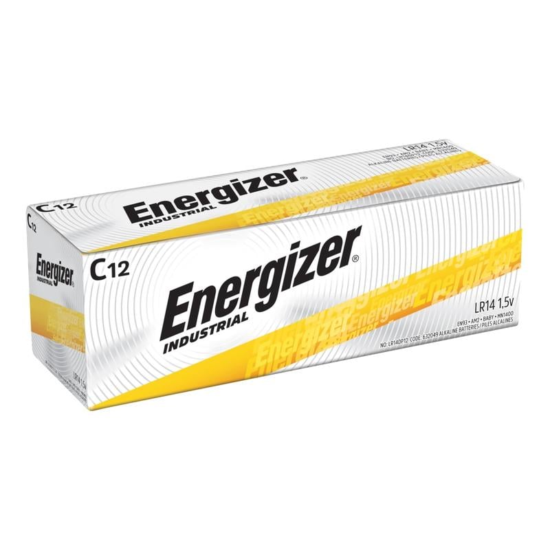 Energizer Industrial C Batteries C Cell Alkaline MPN:EN93