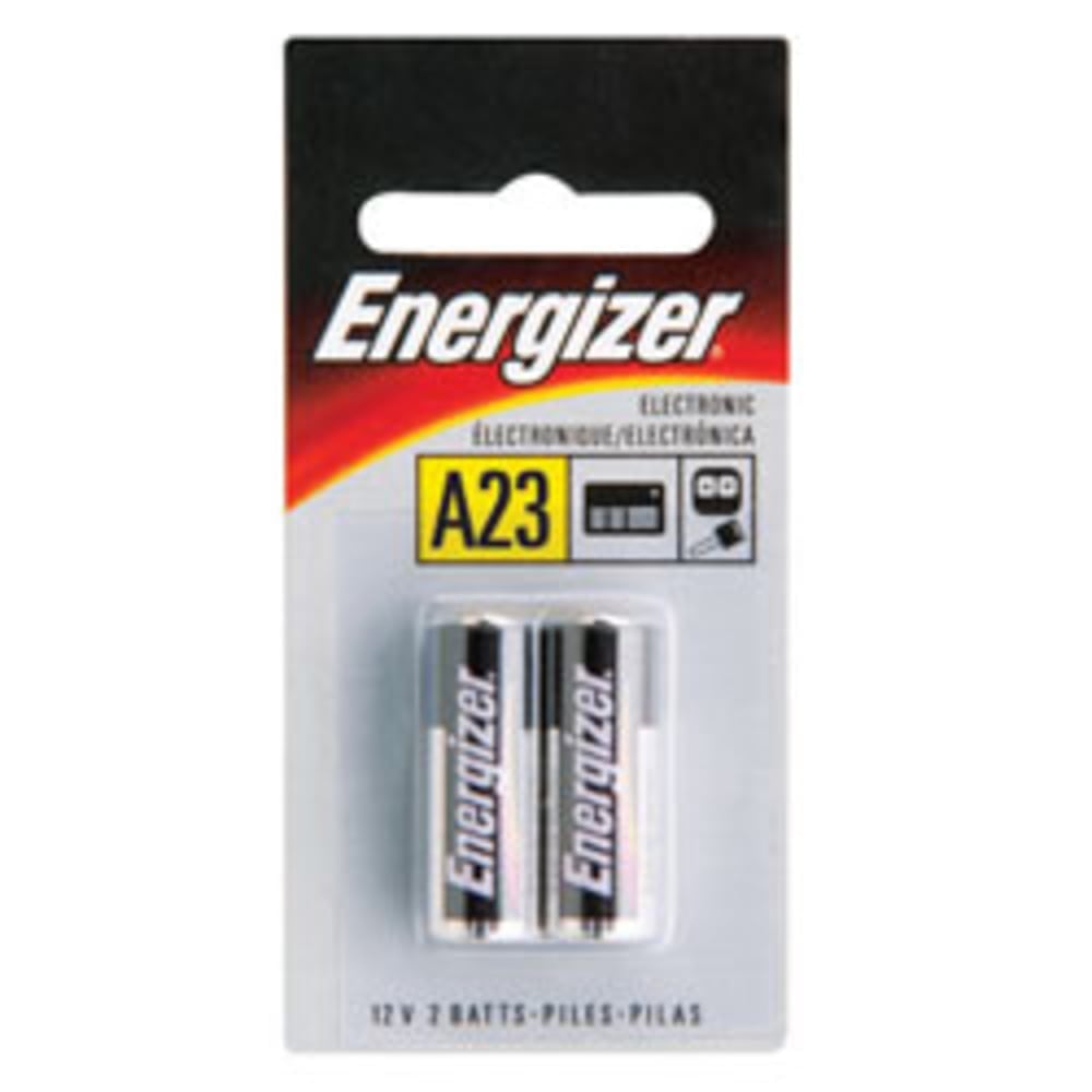 Energizer 12-Volt Alkaline Battery, A23, Pack Of 2 (Min Order Qty 14) MPN:A23BP-2