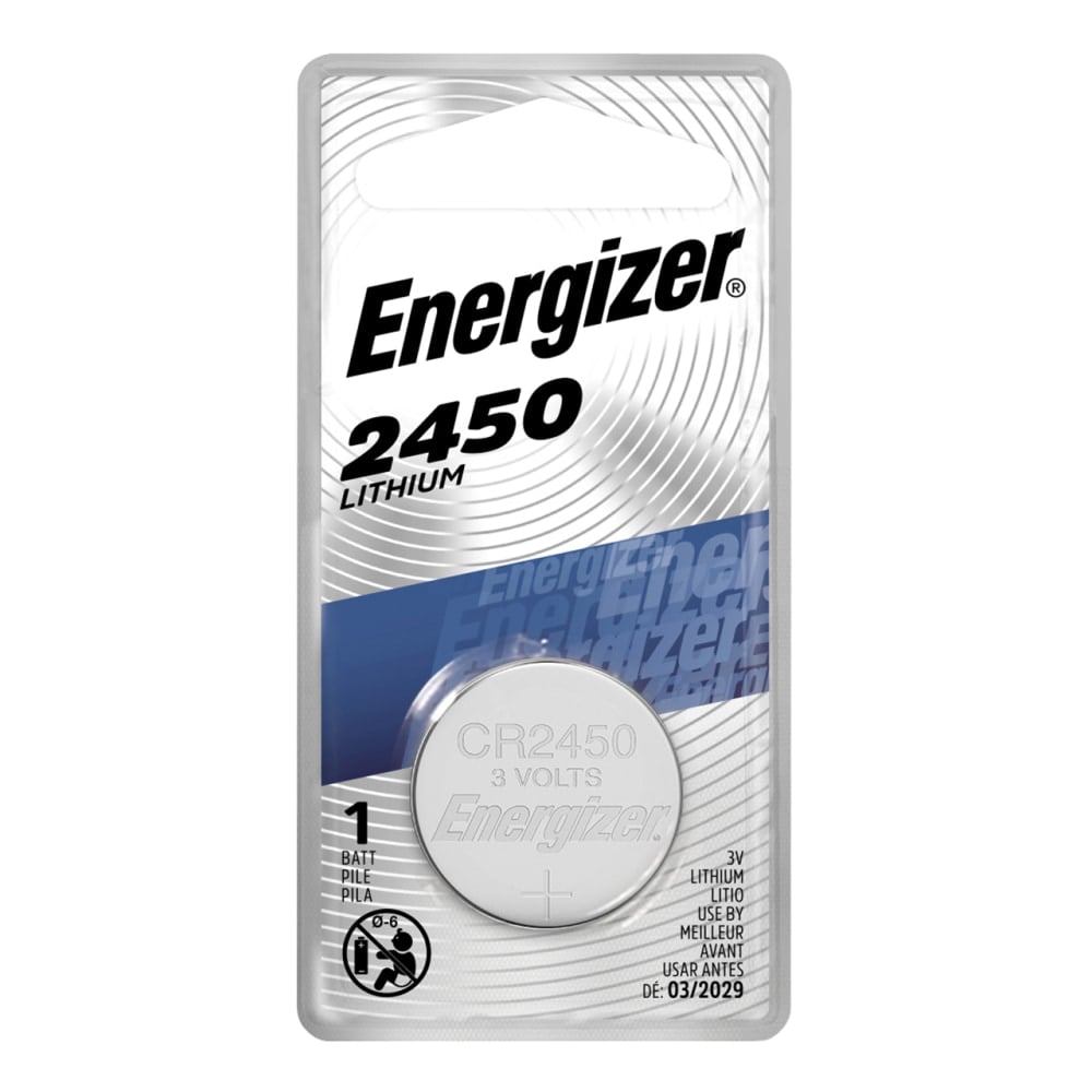 Energizer 3-Volt Lithium Battery, 2450 (Min Order Qty 17) MPN:CR2450