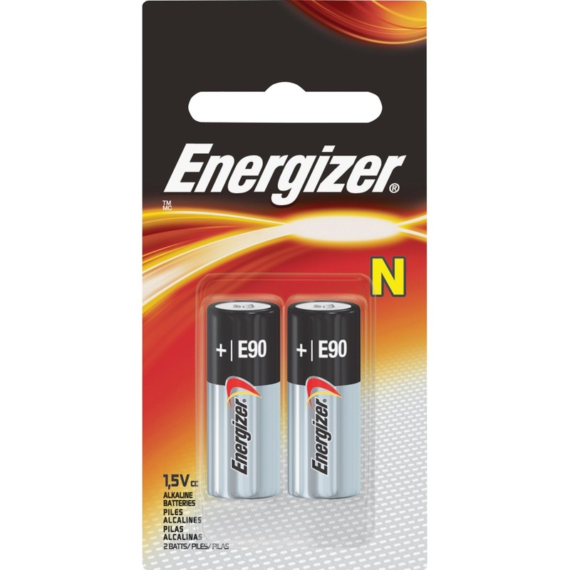 Energizer N Battery 2-Packs - For Multipurpose - N - 1000 mAh - 1.5 V DC - 96 / Carton MPN:E90BP2CT
