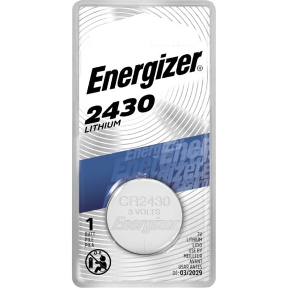 Energizer 3-Volt Lithium Watch/Electronic Battery, EVEECR2430BP (Min Order Qty 21) MPN:ECR2430BP
