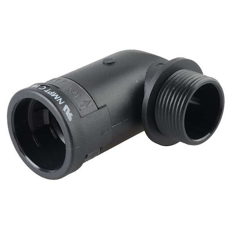Elbow 90 deg., 0.830 in., Black, Polyamides MPN:I-BVWD-P167GT