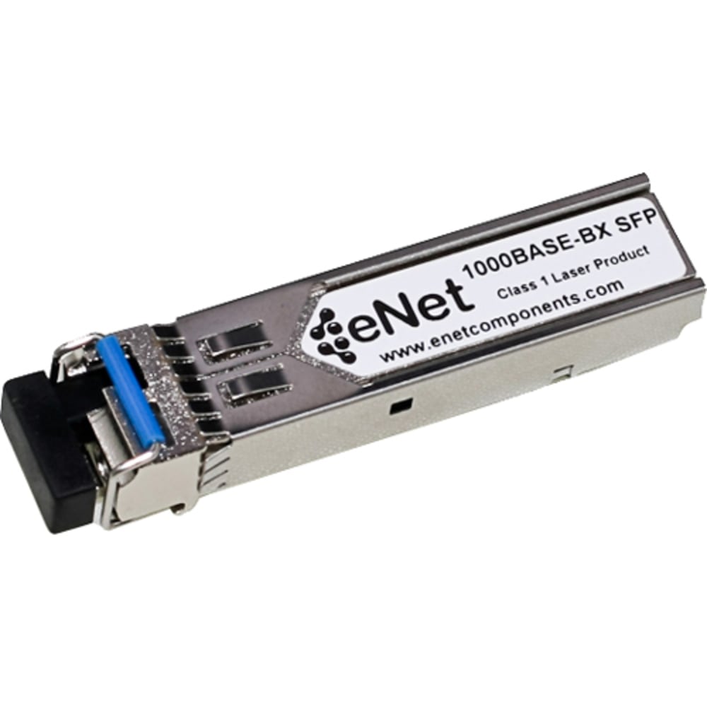 ENET Adtran Compatible 1442120G2 TAA Compliant Functionally Identical 1000BASE-BX-U SFP Bi-Di Tx1310nm/Rx1490nm Simplex LC Connector - Programmed, Tested, and Supported in the USA, Lifetime Warranty MPN:1442120G2-ENC