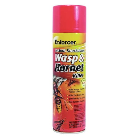 16 oz Aerosol Instant Knockout Wasp and Hornet Killer, DEET Free, Outdoor Use, PK12 MPN:EWHIK16