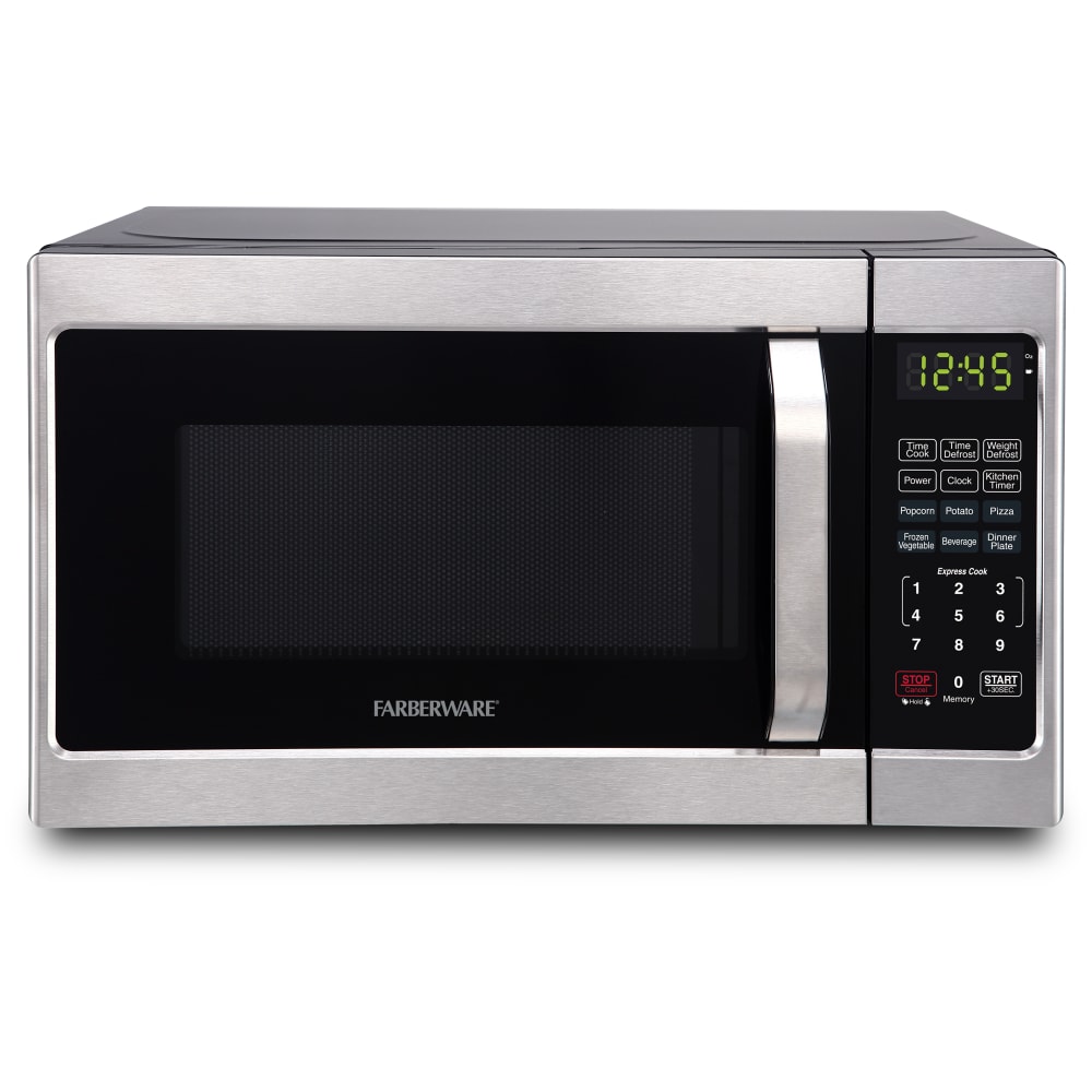 Farberware Classic FMO07AHTBKJ 0.7 Cu Ft Microwave Oven, Brushed Stainless MPN:FMO07AHTBKJ