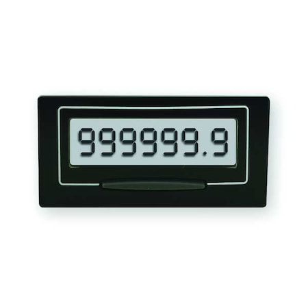 LCD Hour Meter, Self Powered, Rectangular MPN:L6C