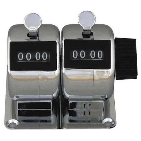 Counter, Hand Tally, 2 Gang, 4 Digits MPN:M4502