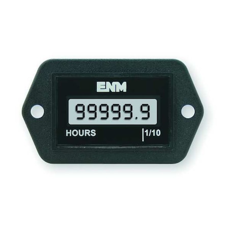 Hour Meter, LCD, 2-Hole Rectangular MPN:T1120EB